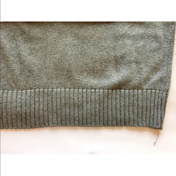 Dockers Men V Neck Sweater Large Gray Cotton - Picture 8 of 12